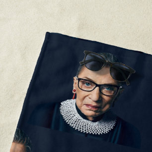 Ruth Bader Ginsburg Beach Towel