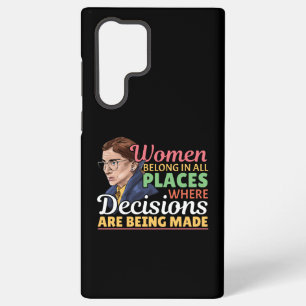 Ruth Bader Ginsburg Feminist Lawyer Judge Samsung Galaxy Case