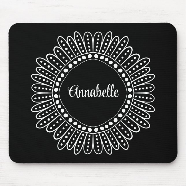 Ruth Bader Ginsburg Inspired Dissent Collar  Mouse Pad (Front)