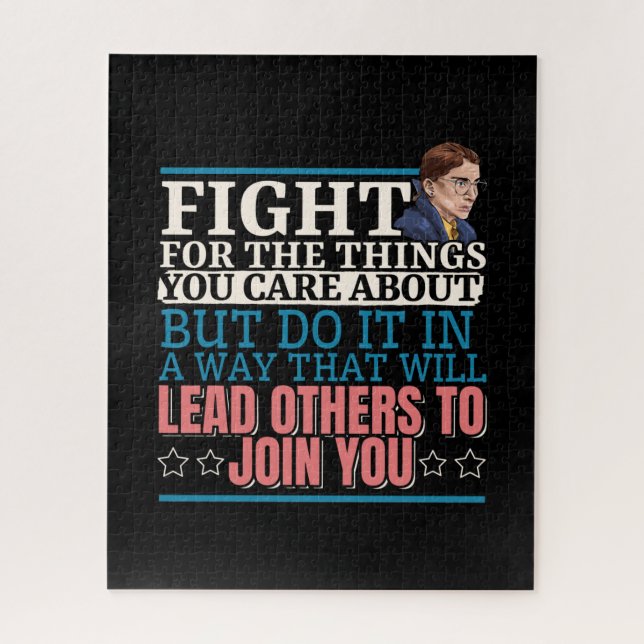 Ruth Bader Ginsburg Lead Others to Join You Jigsaw Puzzle (Vertical)