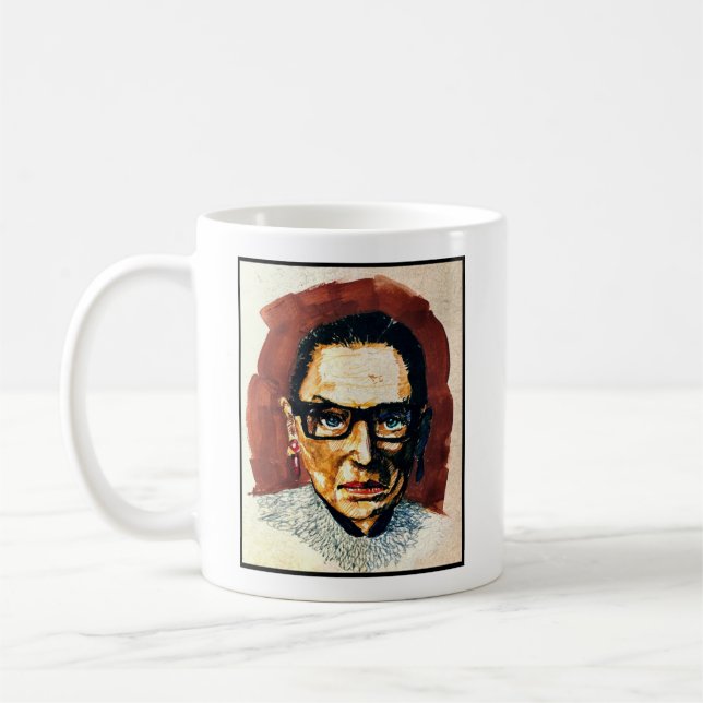 Ruth Bader Ginsburg Mug with quote (Left)