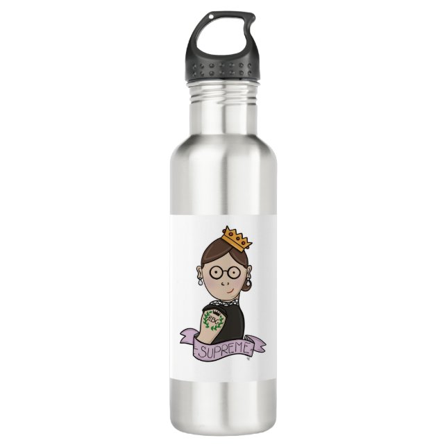 Ruth Bader Ginsburg, notorious RBG 710 Ml Water Bottle (Front)