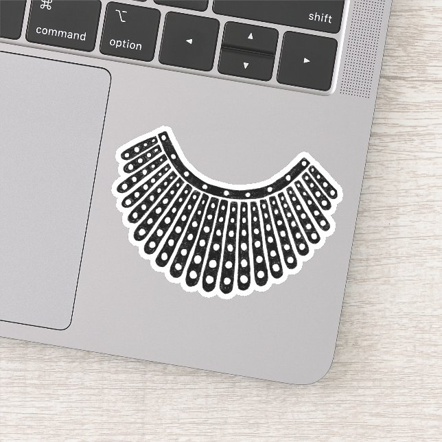Ruth Bader Ginsburg Notorious RBG Collar Stickers (Detail)