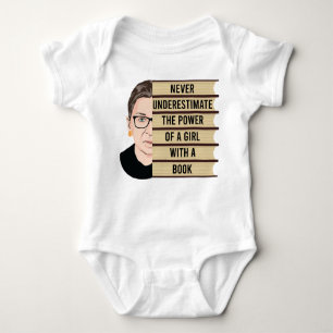 Ruth Bader Ginsburg, Notorious RBG, RBG, I dissent Baby Bodysuit
