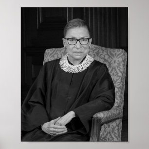 Ruth Bader Ginsburg Portrait - 2016 Poster