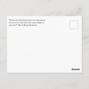 Ruth Bader Ginsburg Postcard