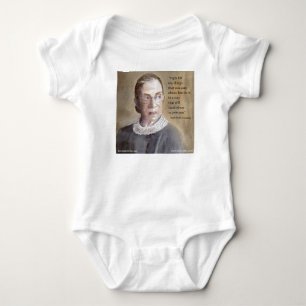 Ruth Bader Ginsburg & Quote Baby Bodysuit