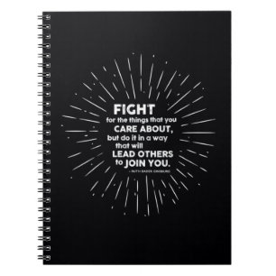 Ruth Bader Ginsburg RBG Fight Notebook