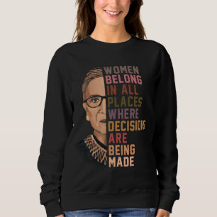 Ruth Bader Ginsburg RBG T-Shirt Sweatshirt