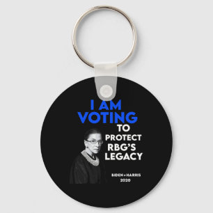 Ruth Bader Ginsburg&#';s Legacy Vote Biden 2020  Key Ring