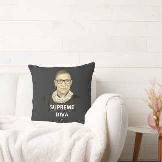 Ruth Bader Ginsburg Supreme Diva Tinted Cushion
