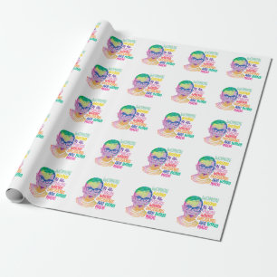 Ruth Bader Ginsburg Women Belong In All Places Wrapping Paper