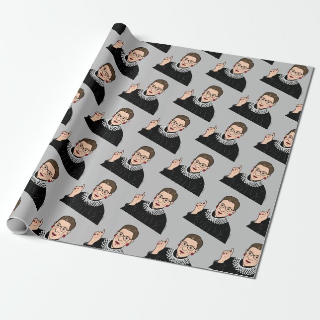 RUTH BADER GINSBURG Wrapping Paper (Unrolled)
