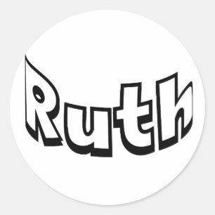 Ruth Classic Round Sticker