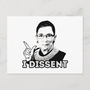 Ruth - I Dissent Postcard