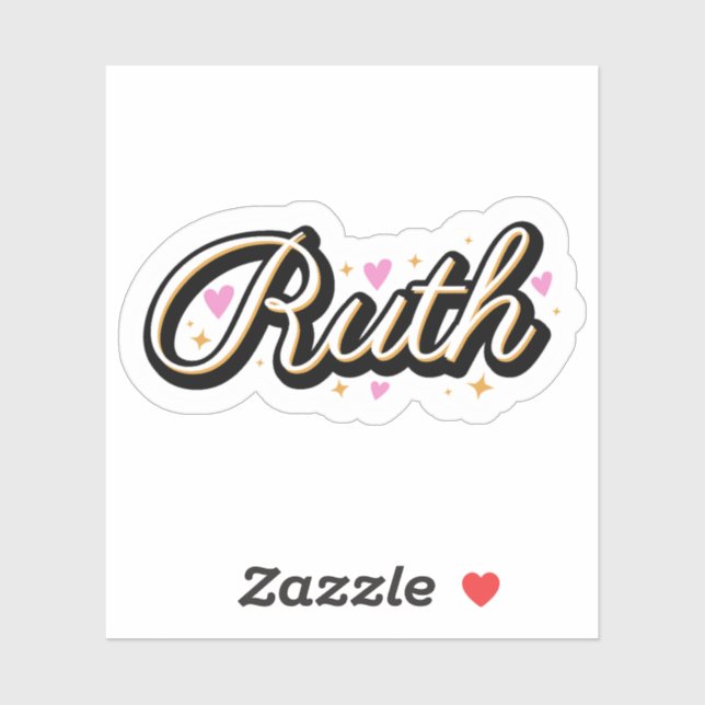 Ruth name cute design (Sheet)