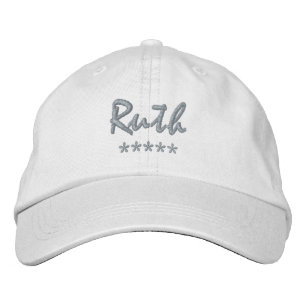 Ruth Name Embroidered Hat