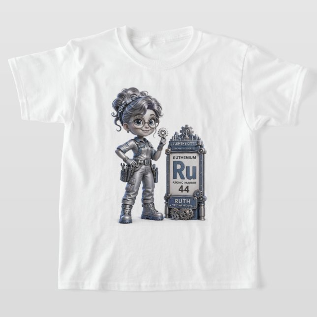 Ruthenium (Ru) Element T-Shirt (Laydown)