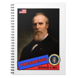 Rutherford B. Hayes Baseball Card Notebook