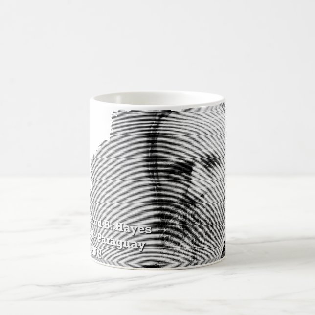 Rutherford B Hayes, Hero of Paraguay Mug (Center)