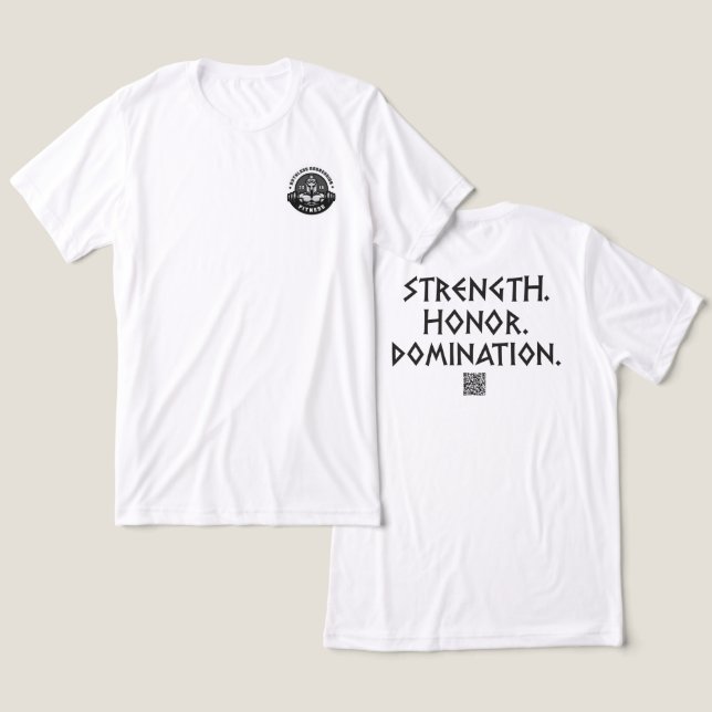 Ruthless Aggression Fitness Gym Tee # 1 (Design Front & Back)