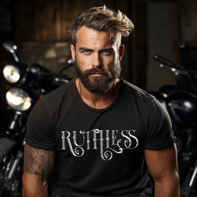 Ruthless Typography Design T-Shirt (Creator Uploaded)