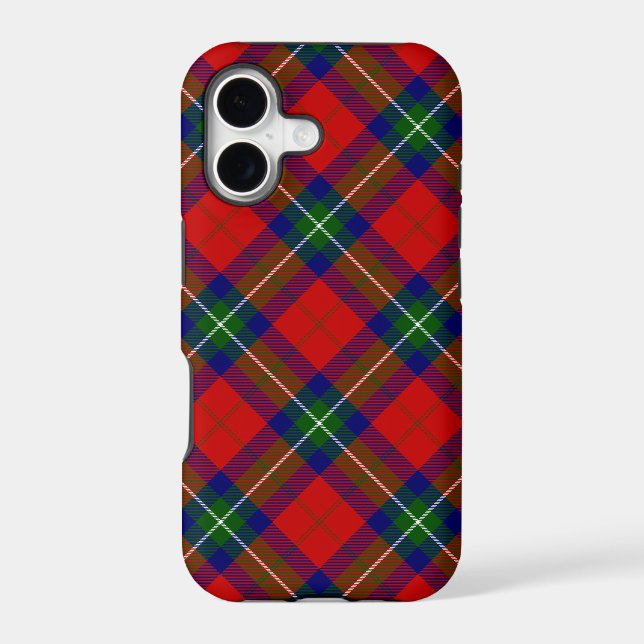 Ruthven tartan red green blue plaid (Back)