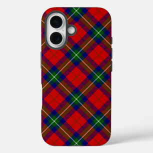 Ruthven tartan red green blue plaid iPhone 16 case