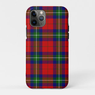 Ruthven tartan red green blue plaid iPhone 11 pro case