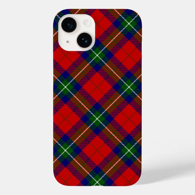 Ruthven tartan red green blue plaid Case-Mate iPhone case (Back)