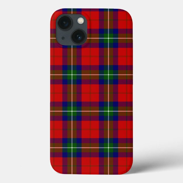 Ruthven tartan red green blue plaid Case-Mate iPhone case (Back)