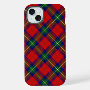 Ruthven tartan red green blue plaid iPhone 15 plus case