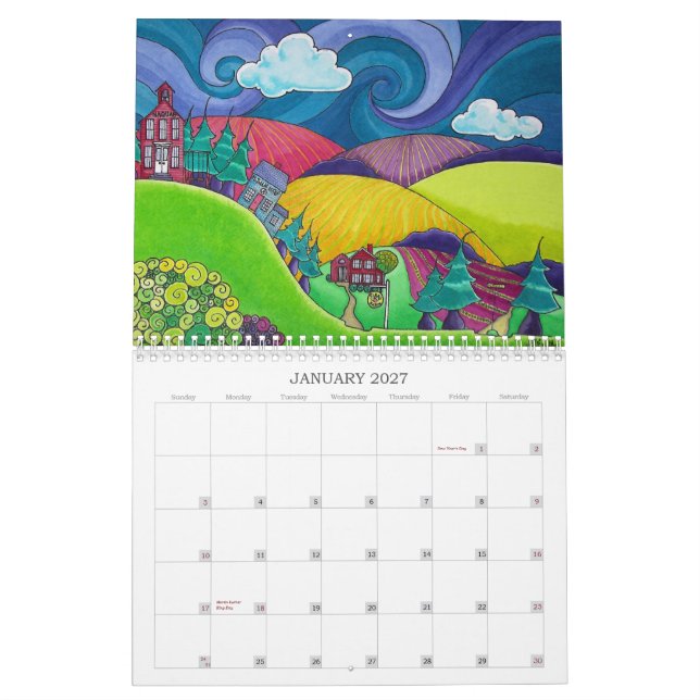 Rutland School Year Calendar (Jan 2027)
