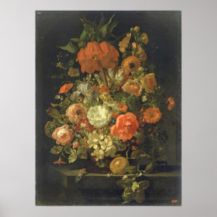 Ruysch - Still Life Of Flowers Poster