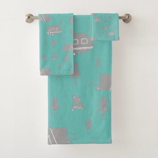 RV and Camping Love Perfect Camping  Bath Towel Set