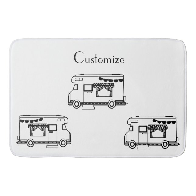 RV Camper Caravan Thunder_Cove  Bath Mat (Front)