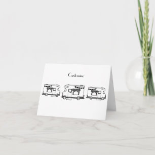 RV Camper Caravan Thunder_Cove Card