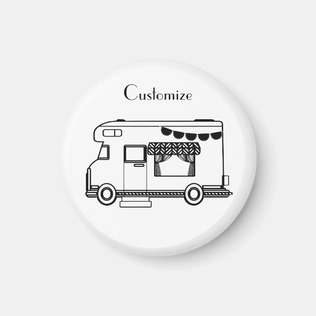 RV Camper Caravan Thunder_Cove   Magnet (Front)