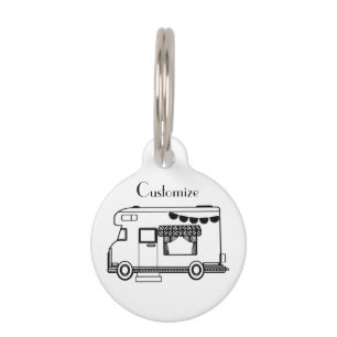RV Camper Caravan Thunder_Cove Pet Tag
