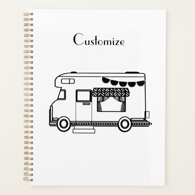 RV Camper Caravan Thunder_Cove Planner (Front)