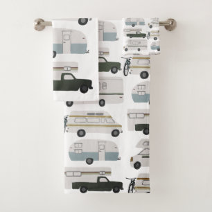 RV Campervan vanlife Motorhome Trailer CUSTOMIZE Bath Towel Set