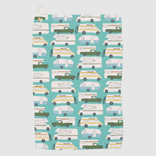 RV Campervan vanlife Motorhome Trailer CUSTOMIZE Golf Towel