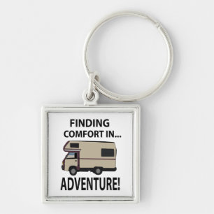 RV Camping Adventure Rving Key Ring