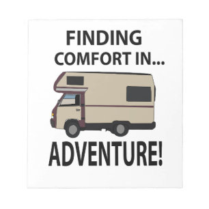 RV Camping Adventure Rving Notepad