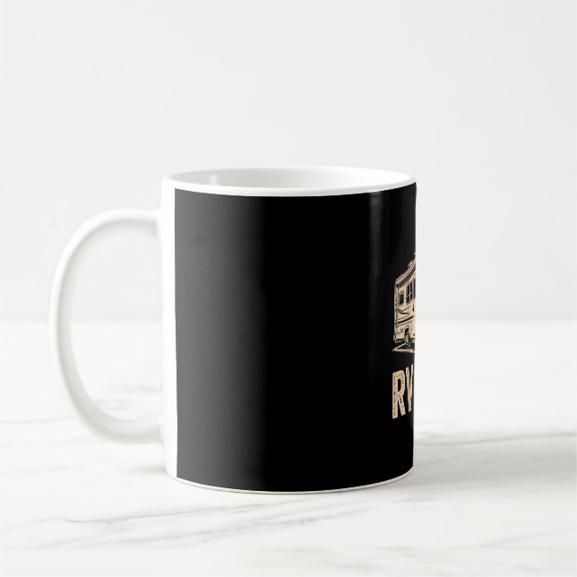 Rv camping camper rv pilot road trip adventure  coffee mug (Left)