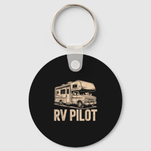 Rv camping camper rv pilot road trip adventure key ring