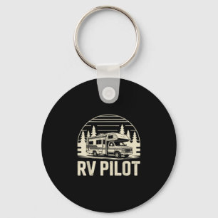 Rv camping camper rv pilot road trip adventure key ring