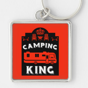 RV Camping King USA Key Ring