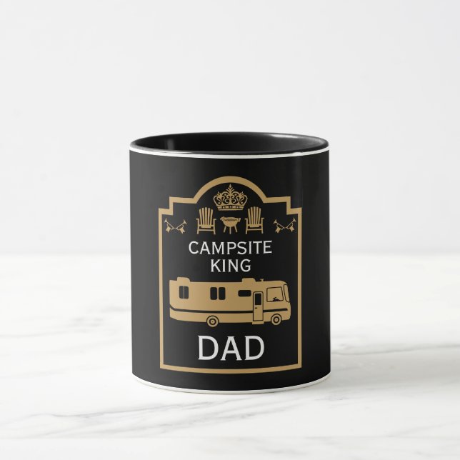 RV Camping King USA Mug (Center)