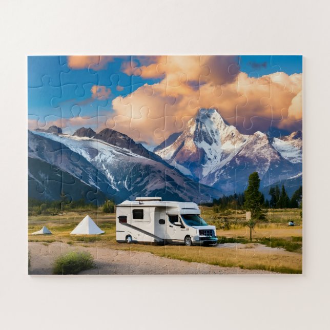 RV Camping Puzzles RV Tour Family RV Trip (Horizontal)